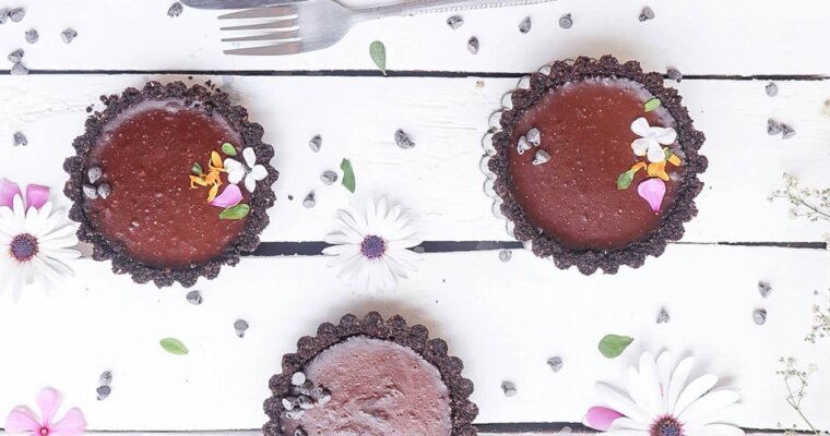 Mini Chocolate Tarts With Oreo
