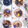 Vegan chocolate and coconut tartlets