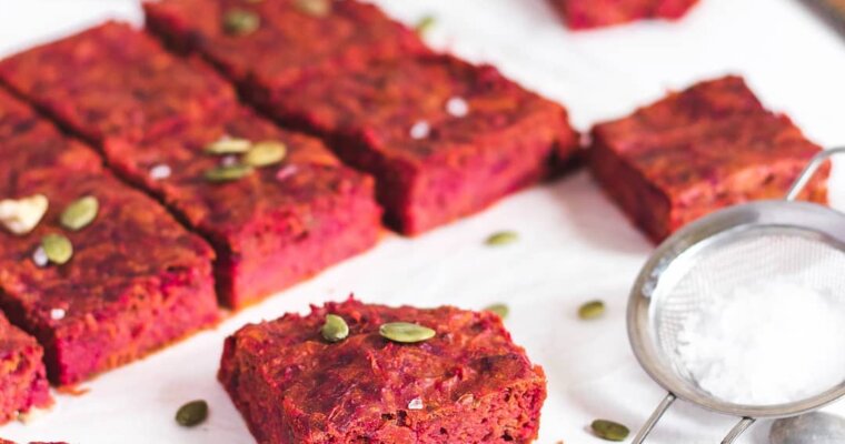 Savory Beetroot and Carrot Cake