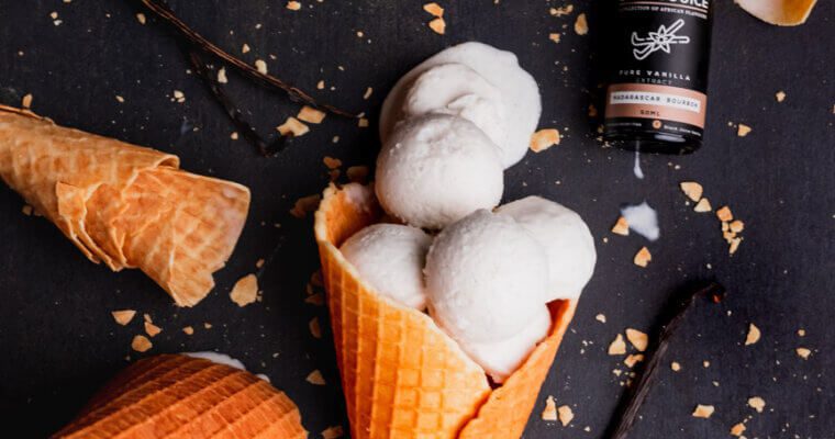 Vanilla Bean Coconut Ice Cream |No Machine