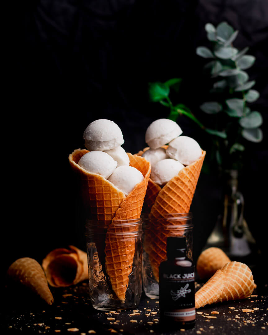 Vanilla Bean Coconut Ice Cream |No Machine